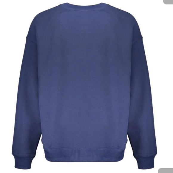 Off White Virgil Abloh NWT Men’s Sweatshirt Skate Crewneck Dark Blue White - Picture 4 of 13